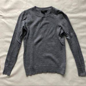 Banana Republic 100% Merino Wool Gray Sweater